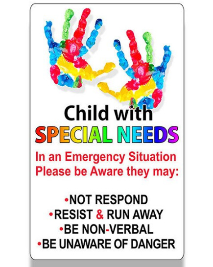 Child With Special Needs Car Sticker