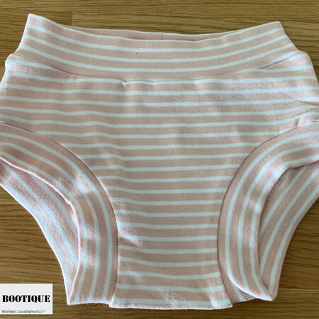 Childrens Underwear - Apricot Stripe - Size 2