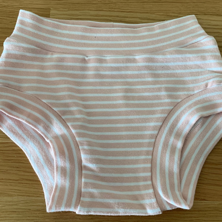 Childrens Underwear - Peach Stripe - Size 2