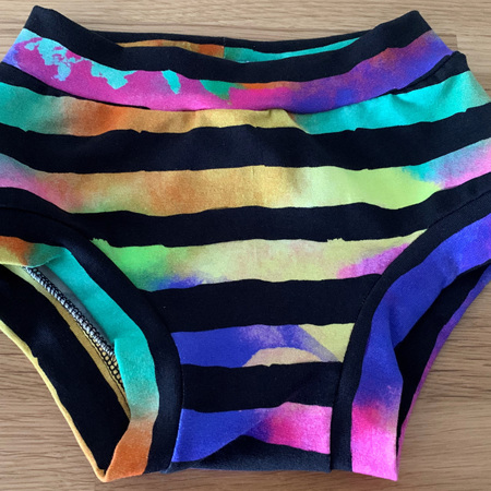 Childrens Underwear - Rainbow Stripe - Size 4