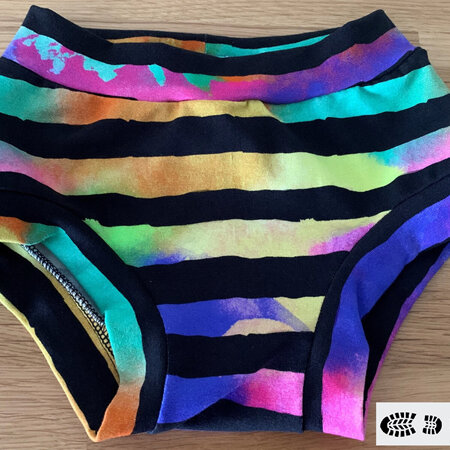 Childrens Underwear - Rainbow Stripe - Size 4