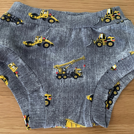 Childrens Underwear -Yellow Diggers - Size 4