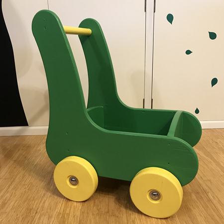Child’s Wooden Push Trolley