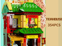 Chinese Traditional Architecture Teahouse Shop 354 Pieces