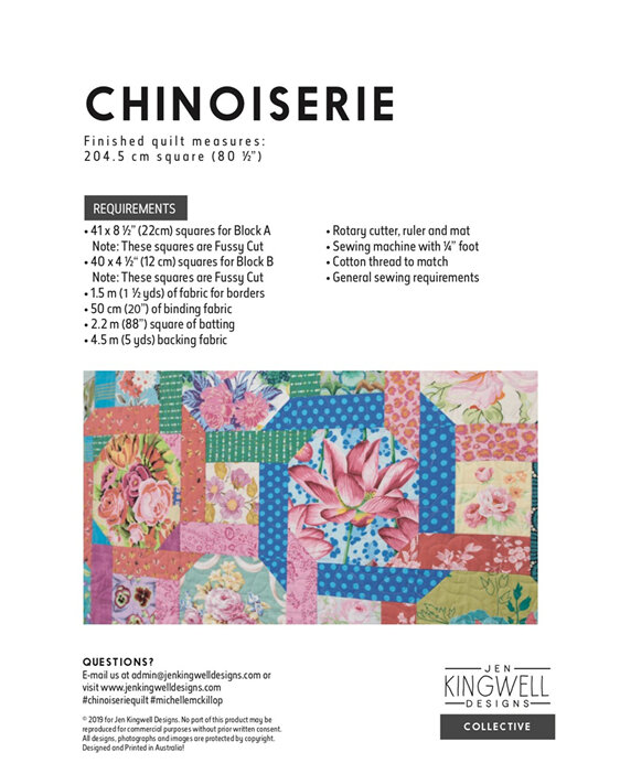Chinoiserie Pattern by Michelle McKillop
