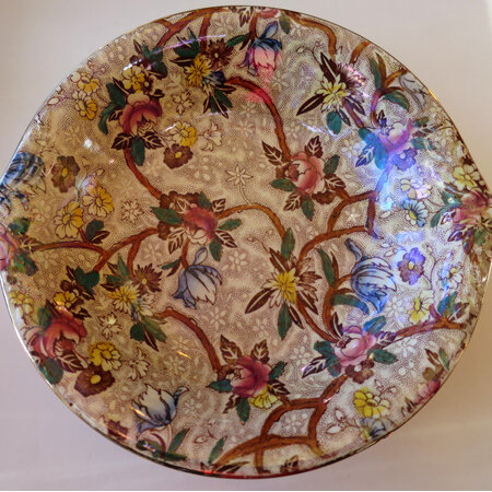 Chintz pattern bowl