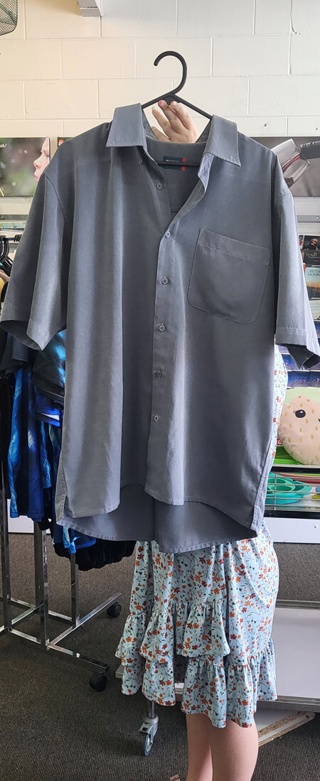 Chisel steel grey size large shirt