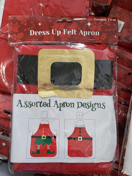 Christmas apron (2 styles)