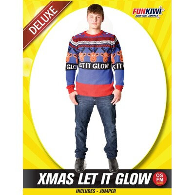 Christmas jumper - let it glow