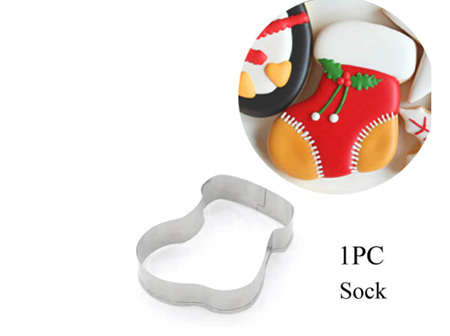 Christmas Stocking Cookie Cutter - STYLE 2
