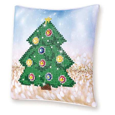 Christmas Tree Mini Pillow - Diamond Dotz
