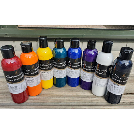 Chromacryl Fluid Paint Set 7 x 250ml