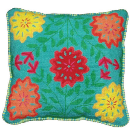 Chrysanthemum Cushion Kit by Jennifer Pudney