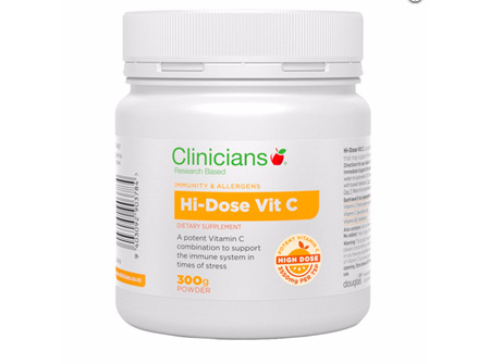 Cinicians Hi-Dose Vitamin C 300 grams Powder
