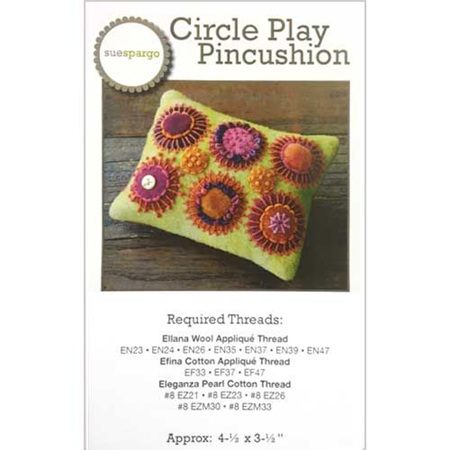 Circle and Play Pincushion by Sue Spargo