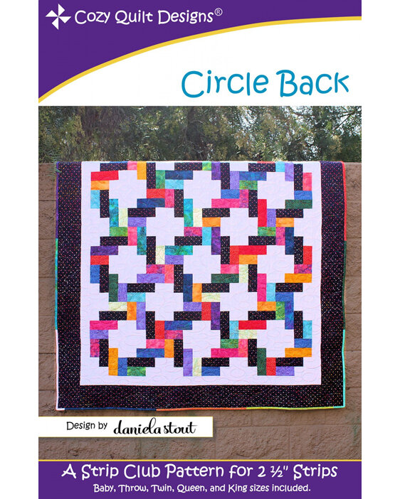 Circle Back Quilt Pattern from Cozy Quilt Designs