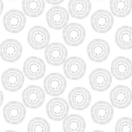 Circle Burst White on White 2122-100 (Wide)