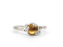 Citrine yellow sunshine gemstone sterling silver reef ring lilygriffin nz