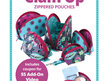 Clam Up zippered pouches Pattern