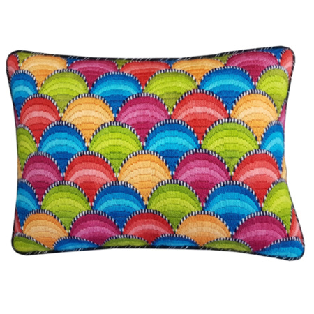 Clamshell Bargello Cushion Kit by Mary Self