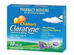 Claratyne Child Chew Grape Tab 10s