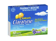 Claratyne Children's Chewable Tablets Grape 30