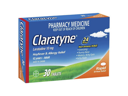 Claratyne Hayfever & Allergy Relief Antihistamine Tablets 30 Pack