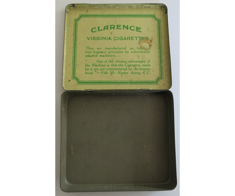 Clarence Cigarette tin
