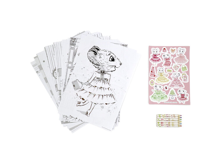 Claris the Mouse Colouring Set