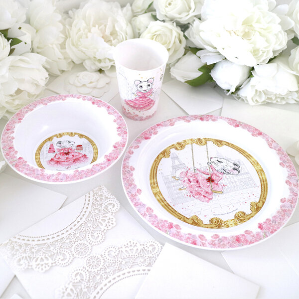 Claris the Mouse Mealtime Dinner Set