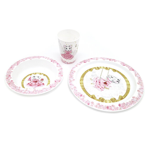 Claris the Mouse Mealtime Dinner Set