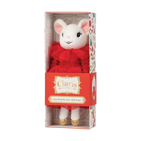 Claris the Mouse Plush Toy Belle Rouge 30cm bunnies by the bay