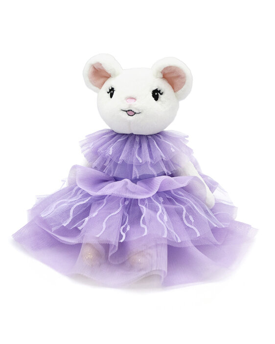 Claris the Mouse Plush Toy Oh La La Lilac 30cm