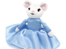 Claris the Mouse Plush Toy Tres Belle Blue Mini 20cm