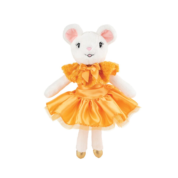 Claris the Mouse Plush Toy Tres Chic Tangerine 30cm