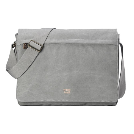 Classic Flap Front Messenger Bag - Ash Grey TRP0241