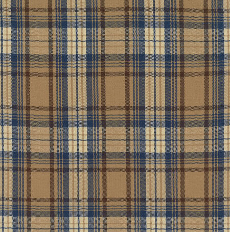 Classic Plaids Blue and Tan Giants Causeway Tan W2110-Tan