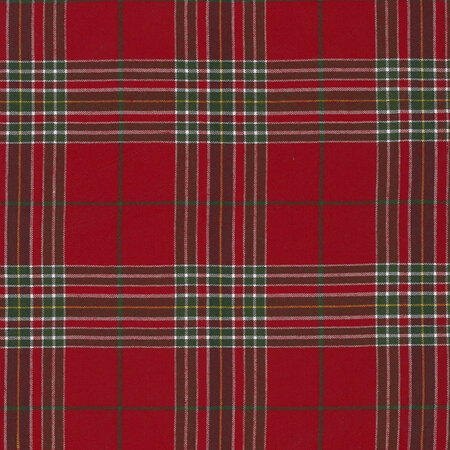 Classic Plaids Red and Green Shirting Plaid Red W1404-Red