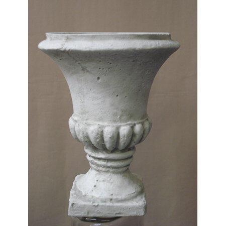 Classic Urn small Grey white wash CO449