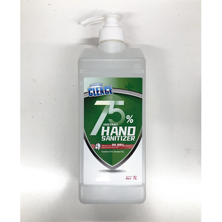 CLEACE HAND SANITISER 75% ALCOHOL 1L