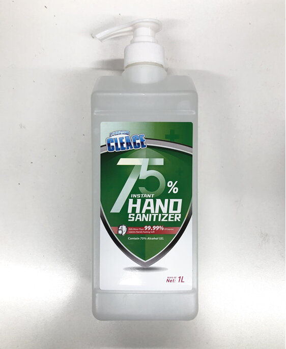 CLEACE HAND SANITISER 75% ALCOHOL 1L