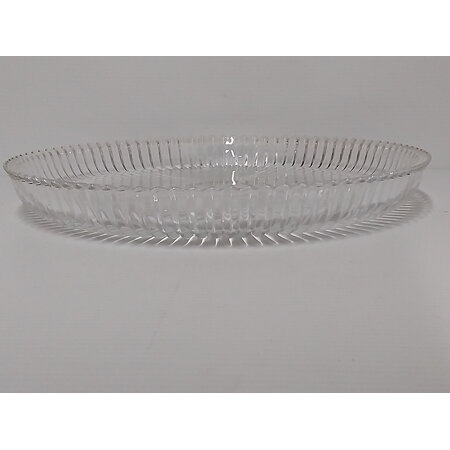 Clear Glass Round Platter 393
