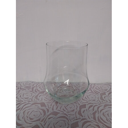 Clear Glass vase G3872