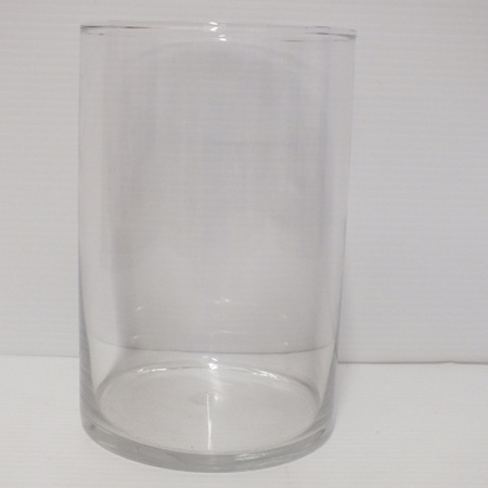 Clear Glass Vase round G8338