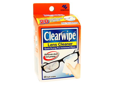 Clear Wipe Lens Cleaner 20pk