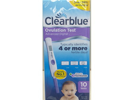CLEARBLUE DIGITAL OVULATION DUAL HORMONE 10 TESTS