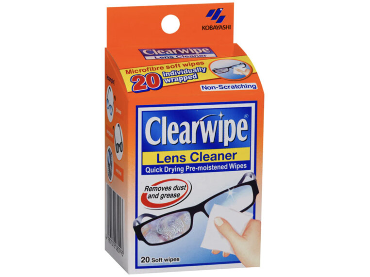 Clearwipe Lens Clean Wipes 20s
