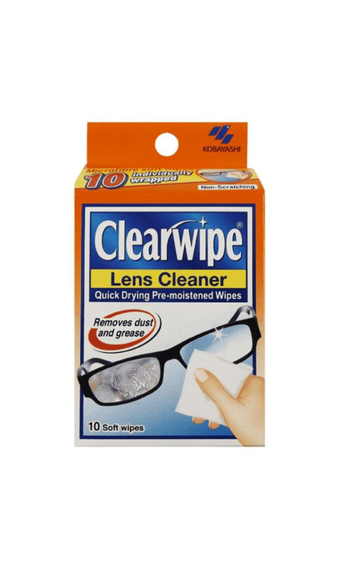 CLEARWIPE LENS CLEANER  10S