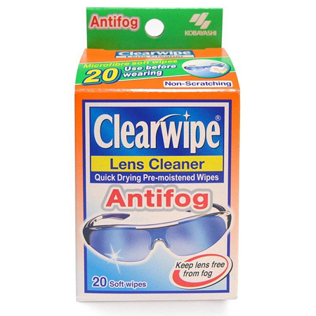 Clearwipe Lens Cleaner Anti-Fog 20 Pack
