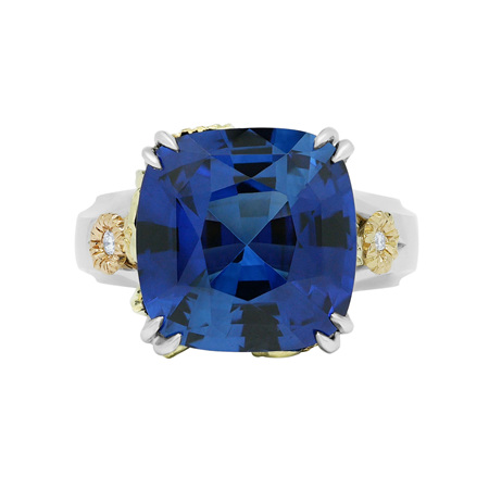 Clematis: 10ct Ceylon Sapphire Ring